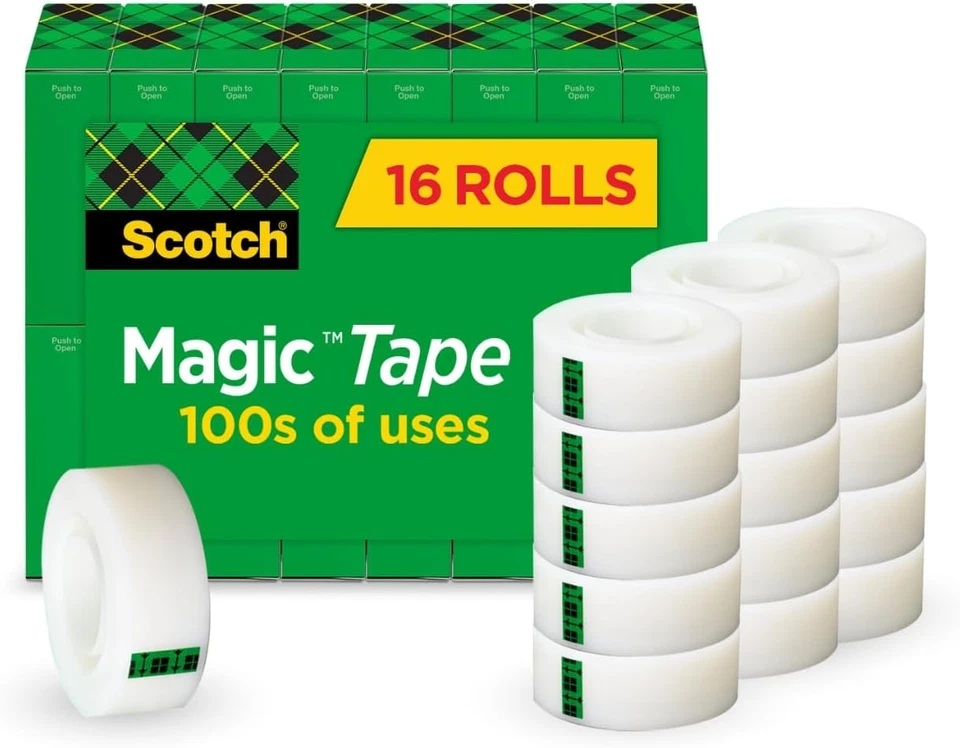 Magic Tape 19Mm X 25.4M Value Pack 810-16 (Pack of 16) - image 1 of 4