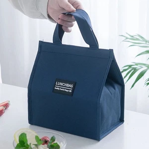 1Pcs Portable Cooler Lunch Bag S/M/L Breakfast Organizer Kid Student - Picture 1 of 15