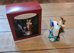Ornamenti natalizi vintage Hallmark - collezione Looney Tunes - Roadrunner - Wyle E - Foto 1 di 4