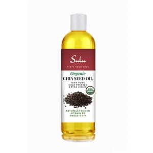 12 OZ COLD PRESSED CHIA SEED OIL 100%PURE ORGANIC - Picture 1 of 2