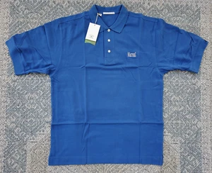 Polo Cutter & Buck Algodón Azul SS Golf Bordado Masters Logo Grande Nuevo con Etiquetas - Imagen 1 de 8