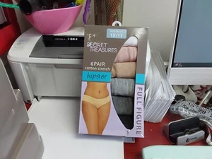 Nuevas con etiquetas Secret Treasures Mujer Plus Algodón Elastizadas Hipster Bragas 6 Pr 1x/11 - Imagen 1 de 1