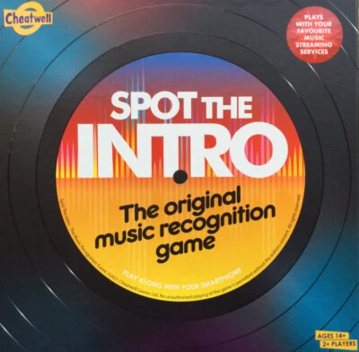 Spot the Intro Music Family Party Board Game Cheatwell Games - NEW & SEALED - Image 1 of 4