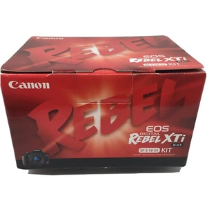 CANON EOS REBEL XTi EF-S 18-55 KIT *EMPTY BOX ONLY* EXCELLENT CONDITION FREE SH! - Picture 1 of 10