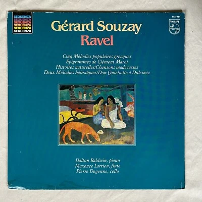 GERARD SOUZAY Ravel Songs 1970 Import Vinyl LP Philips 6527 154 - VG+ Foto 1 de 4