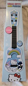 HELLO KITTY & FRIENDS BLUE UKULELE - INSTRUMENT FIRST ACT SANRIO. BEING DISCONTI - Picture 1 of 4
