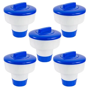 XtremepowerUS (LOT of 5) 3" Floating Tablet Chlorine Dispenser 3-lb Capacity Set - Picture 1 of 3