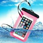 2xPink Pouch For Waterproof Underwater Phone Cover for iPhone & Smart Phone