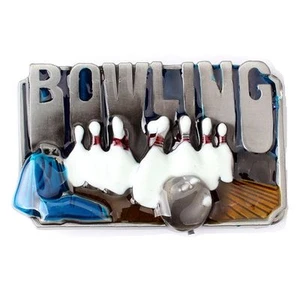 Bowling Belt Buckle (BOL-01) - Picture 1 of 2