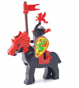 Lego Castillo Dragón Caballeros Caballero Caballo Minifigura - Imagen 1 de 9