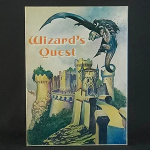 Vintage 1979 Wizard’s Quest Fantasy Wargame, Avalon Hill Bookcase Game UNPUNCHED - Picture 1 of 7