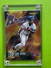 1995 Team Pinnacle Dufex #TP8 DAVID JUSTICE ALBERT BELLE Foil