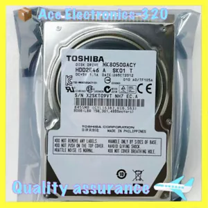 Toshiba MK8050GACY HDD2E46 80G parallel port car navigation/industrial HDD New - Picture 1 of 6