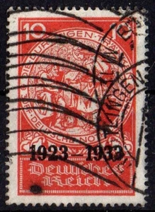 Deutsches Reich, Michel Nr. 509 aus Nothilfeblock 2 gestempelt, geprüft BPP. - Bild 1 von 2