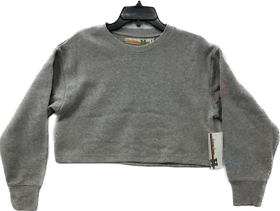 Sudadera corta vintage Havana manga larga para mujer talla L 14 gris juniors Foto 1 de 4