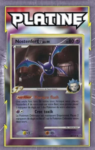 Nostenfert G Reverse - Platine - 47/127 - Carte Pokémon Française - Imagen 1 de 1