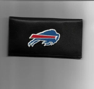 BUFFALO BILLS LEATHER CHECKBOOK COVER NEW FOOTBALL TEAM - Bild 1 von 1