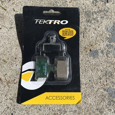 Pastillas de freno de disco Tektro E10.11 de metal cerámico con resorte Foto 1 de 2