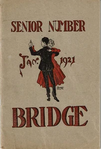 THE BRIDGE: 1921 Student Magazine - EVANDER CHILDS HIGH SCHOOL in the Bronx - Picture 1 of 10