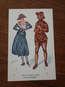 CPA Postcard ILLUSTRATEUR Xavier Sager proverbes Americains Wellcome v. 1925 - Picture 1 of 2