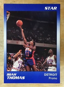 Star Company ISIAH THOMAS 1989 edición limitada tarjeta promocional E5105130 - Imagen 1 de 1