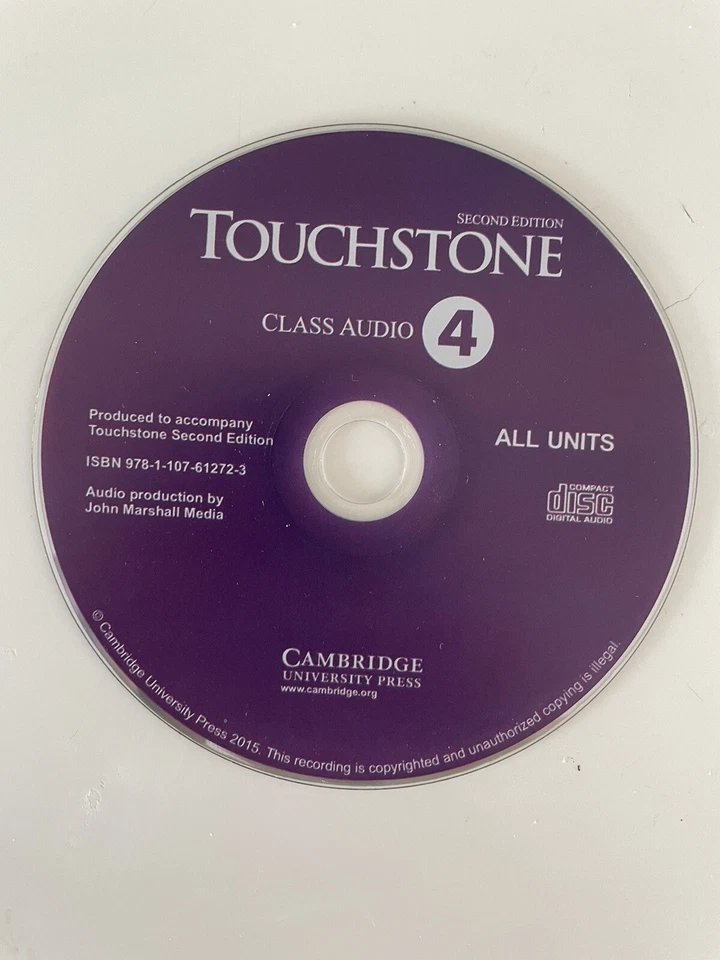 TOUCHSTONE CD-ROM  ( LEVEL 4 ) 2nd Edition  (INTERNATIONAL FREE SHIPPING) - Image 1 of 1