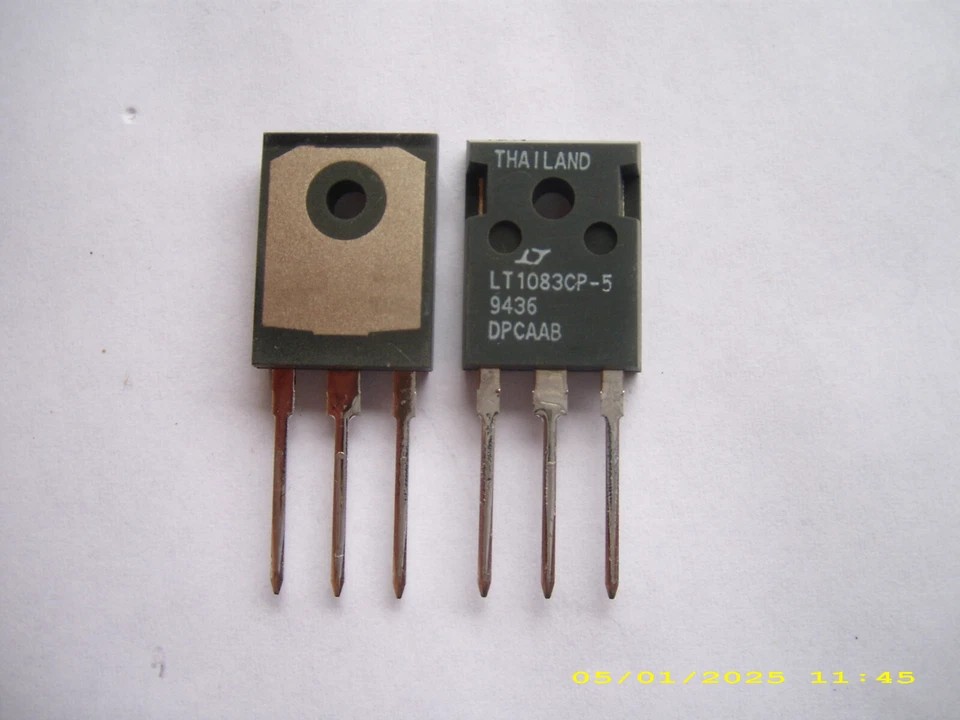 LT1083CP-5  Original LINEAR TO-3P , 5V ( 6,3V Tube ) Regler 7,5A , Neu / NOS ! - Bild 1 von 4