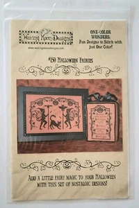 WAXING MOON DESIGNS "HALLOWEEN FAIRIES" CROSS STITCH PATTERN - Picture 1 of 3