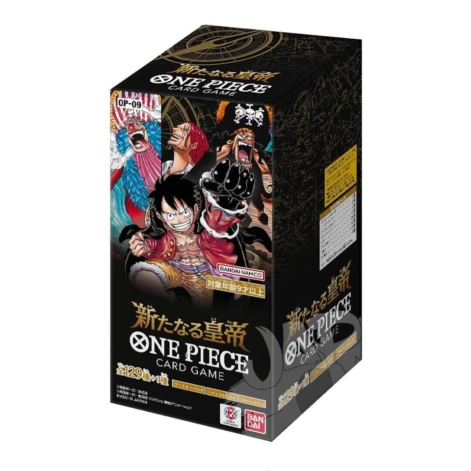 ONE PIECE TCG Booster Box THE FOUR EMPERORS OP9 OP-09 OP09 - JAPANESE JAP JP JPN