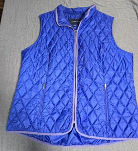flaw please read Lands end Women's FeatherFree Insulated Vest 1X 16w-18w - Picture 1 of 11