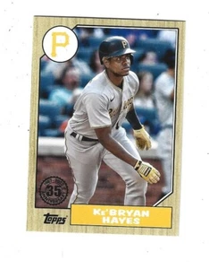 2022 Topps '87 Topps #T8727 Ke'Bryan Hayes PITTSBURGH PIRATES - Foto 1 di 1