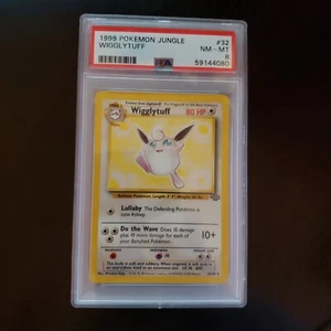 Tarjeta Pokémon rara Wigglytuff PSA 8 Jungle casi nueva/como nueva - Imagen 1 de 1