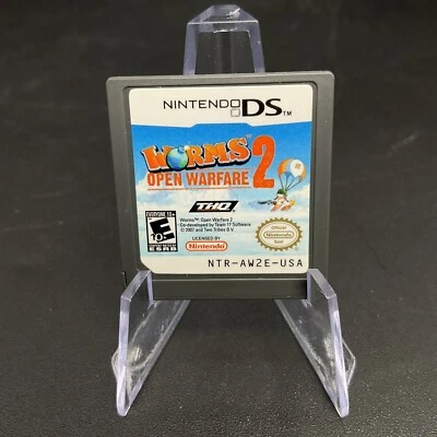 Worms: Open Warfare 2 (Nintendo DS, 2007) Authentic Game Cartridge Only - TESTED - Image 1 of 2