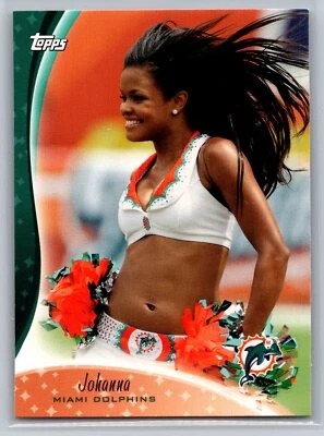2009 Topps #C12 Johanna Cheerleaders DOLPHINS - Image 1 of 2