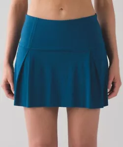 Lululemon Lost In Pace Skirt (Tall) Poseidon Women's Size 8 Tall - Picture 1 of 8
