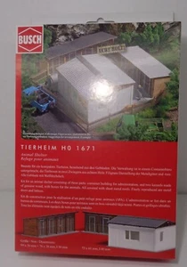 % - Busch H0 1571 kit rifugio per animali NUOVO & IMBALLO ORIGINALE - Foto 1 di 3