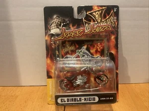 Motocicleta West Coast Choppers JESSE JAMES EL DIABLO RÍGIDA 1:31 ROJA - Imagen 1 de 4
