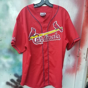 Majestic DIAMOND #24 Ankiel St. Louis Cardinals Baseball Jersey Size XL - Picture 1 of 4
