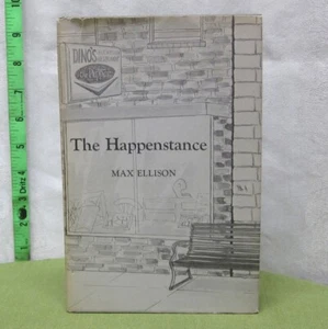 MAX ELLISON Happenstance autograph 1972 signed Michigan poetry Bellaire signed - Picture 1 of 5