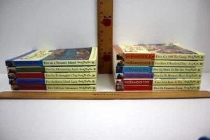Lot x 11-The Famous Five Books ENID BLYTON~2004 PB Ed. 1,2,4,6,7,9,11-13,17,18 - Picture 1 of 13