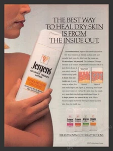 Jergens Advanced Therapy Lotion trockene Haut 1990er Print Werbung Anzeige 1992 - Bild 1 von 1