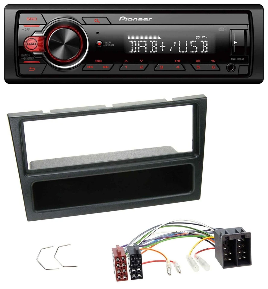 Pioneer MP3 1DIN DAB USB AUX Autoradio für Opel Agila Combo Vivaro Corsa C Omega - Bild 1 von 4