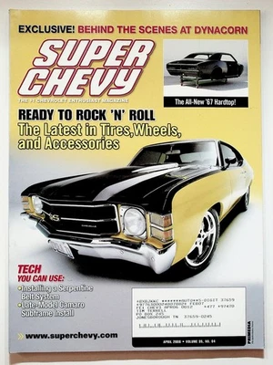 Super Chevy Magazine April 2006 Vol 35 No 04 Chevy Enthusiast Primedia Foto 1 de 2