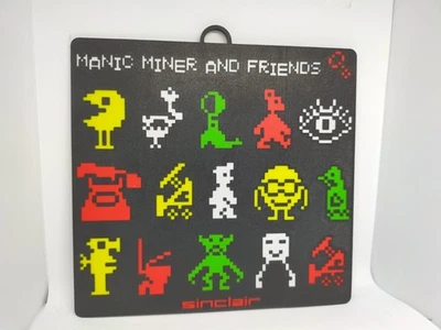 ZX Spectrum Manic Miner 3D Printed Shelf or Wall Display  - Image 1 of 4