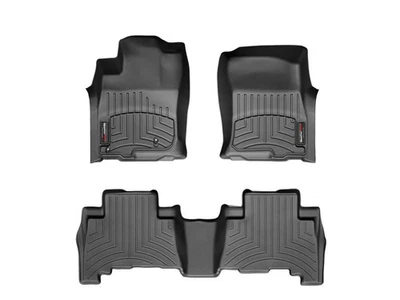 WeatherTech FloorLiner for 2010-2010 Toyota 4Runner - 1st & 2nd Row, Black - Image 1 of 4