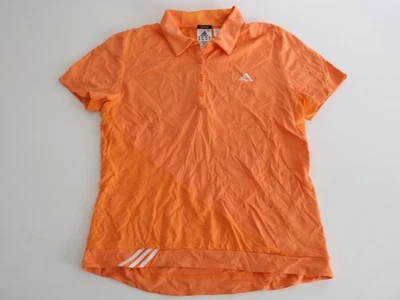 Adidas Clima365 Women's Polo Shirt Size 20 Orange - Image 1 of 4