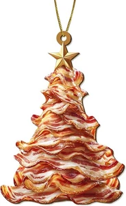Speck Feinschmecker Holz Ornament 2025, lustiges Geschenk Frühstück, Motiv BBQ  - Bild 1 von 7