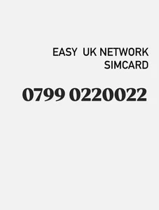 VIP easy to remember Lebara mobile number All UK Networks - Zdjęcie 1 z 2