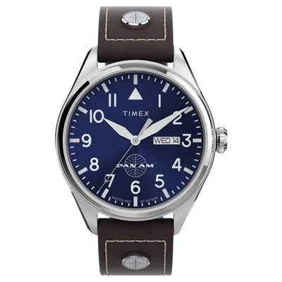 Timex Pan-am marrón reloj de pulsera para hombres TWG030100 - Imagen 1 de 4