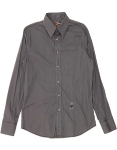 ENERGIE Mens Formal Shirt Large Grey DO47 - Picture 1 of 3